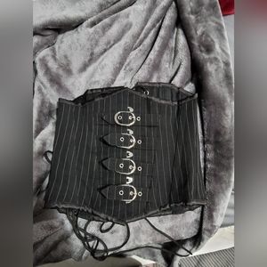 Heavy Red medium corset serious boning